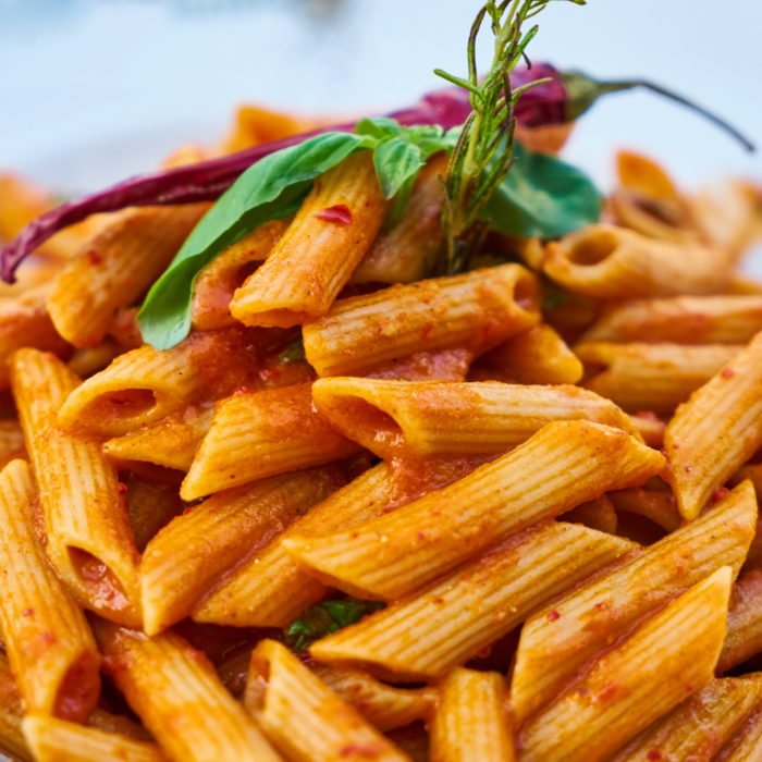 pasta with tomato sauce